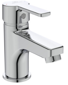 Basin mixer with popup waste