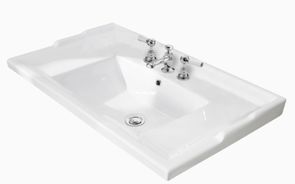800MM Traditional Ceramic Basin 3 Tap Hole BAYC204
