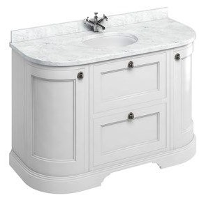 Minerva® Worktops with Vanity Bowl-Carrara White