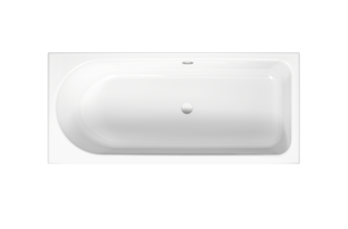  BetteOcean bathtub 8858-000 white, 1500x700mm, foot end right, overflow rear