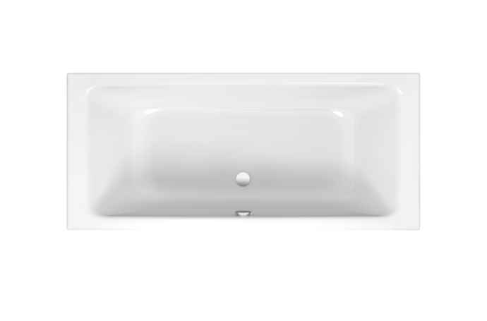 Bette Select Duo rectangular bath, built-in white, with BetteGlaze Plus- 180x80 cm