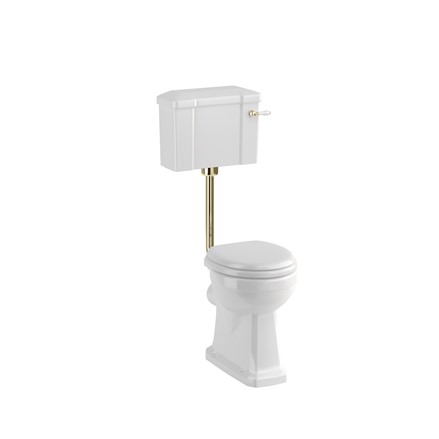 Standard Low Level WC with 520 Lever Cistern-With Gold Flush Kit 