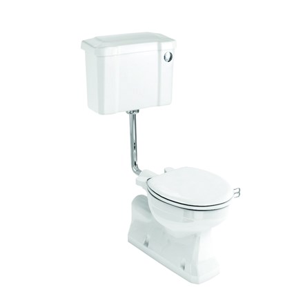 S Trap Low Level WC with 440 Front Push Button Cistern