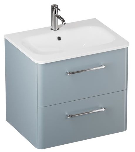 Camberwell 600mm Unit with Basin Dusty Blue