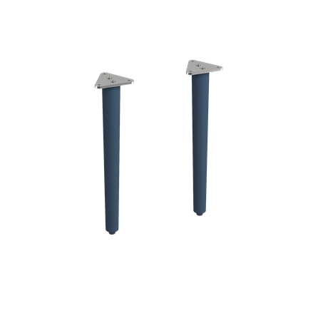 Chalfont Legs - Painted Finish (Pair)-in Blue