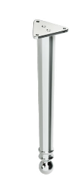 Chalfont Legs - Metal Finish (Pair)-in Chrome