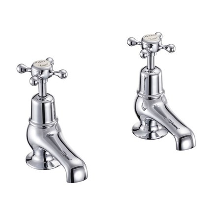 Claremont Basin Taps 3" CL1-Full turn with Medici accent in Chrome