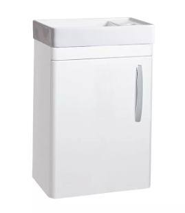 COMPASS 450 CLOAKROOM WALL MOUNTED WHITE