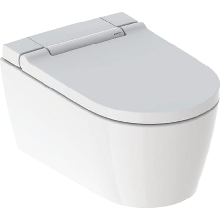 Geberit AquaClean Sela WC complete solution, wall-hung WC White Alpine hinge