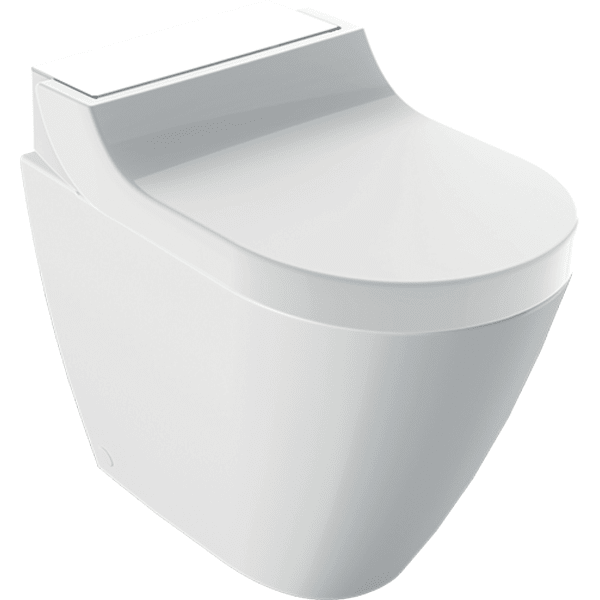 Geberit AquaClean Tuma Comfort WC complete solution, wall-hung WC White Glass
