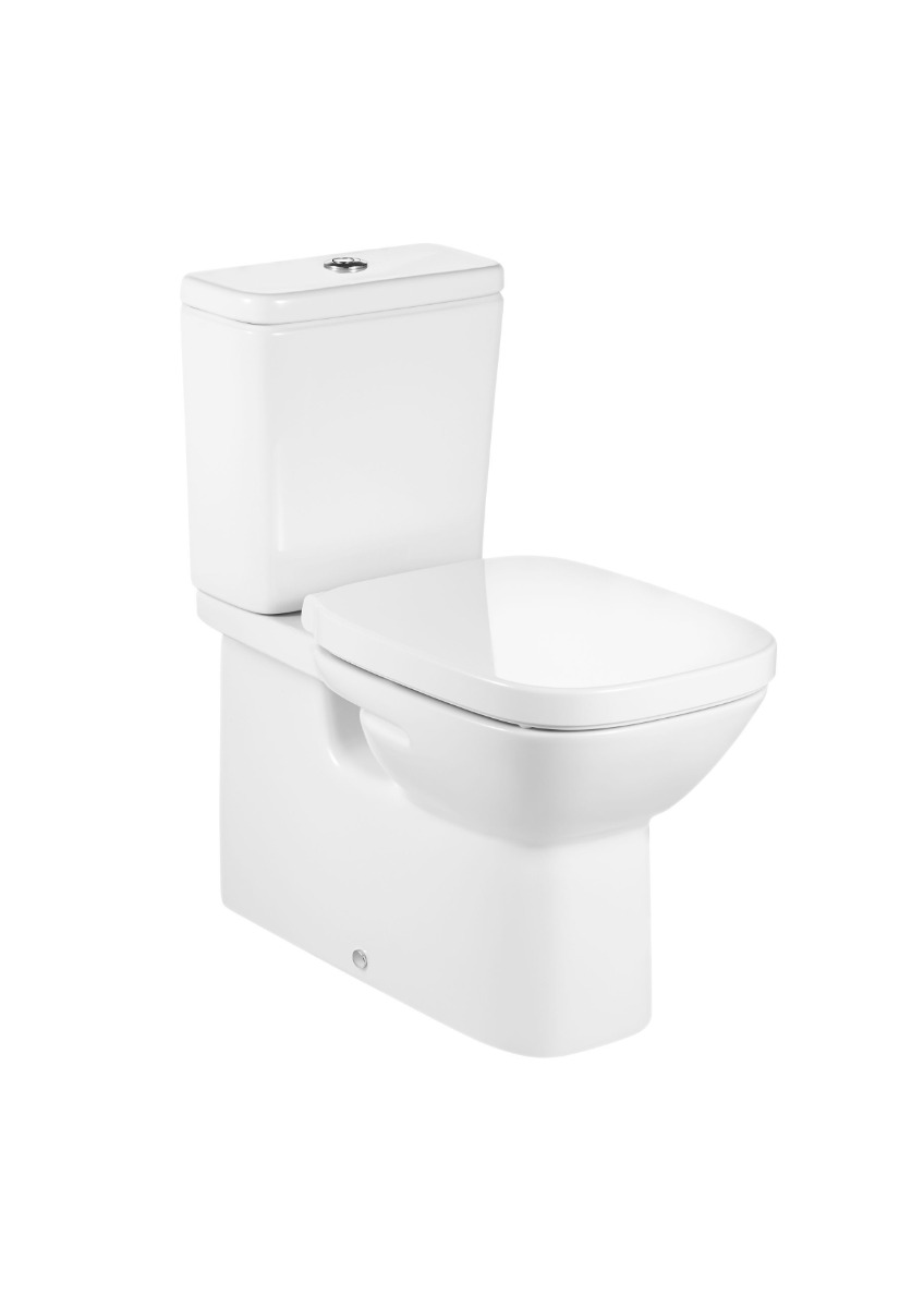 A34299B00U Back to wall vitreous china close-coupled WC with dual outlet
