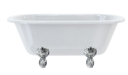 Windsor 1500mm Double Ended bath with Luxury Feet