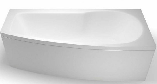 Cleargreen Ecocurve Shower Bath 1700mm x 750mm/500mm - Right Handed