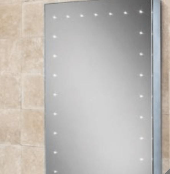 HIB Astral Portrait Steam Free LED Illuminated Mirror With Shaver Socket