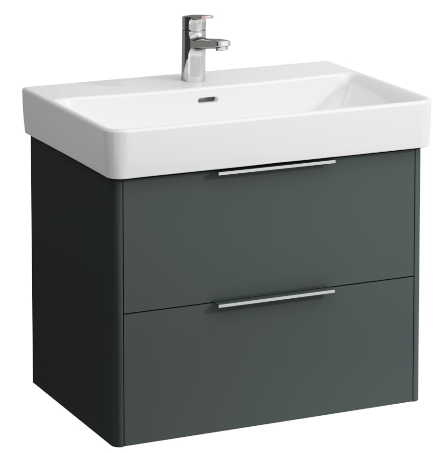 Vanity unit, 2 drawers, matches washbasin 