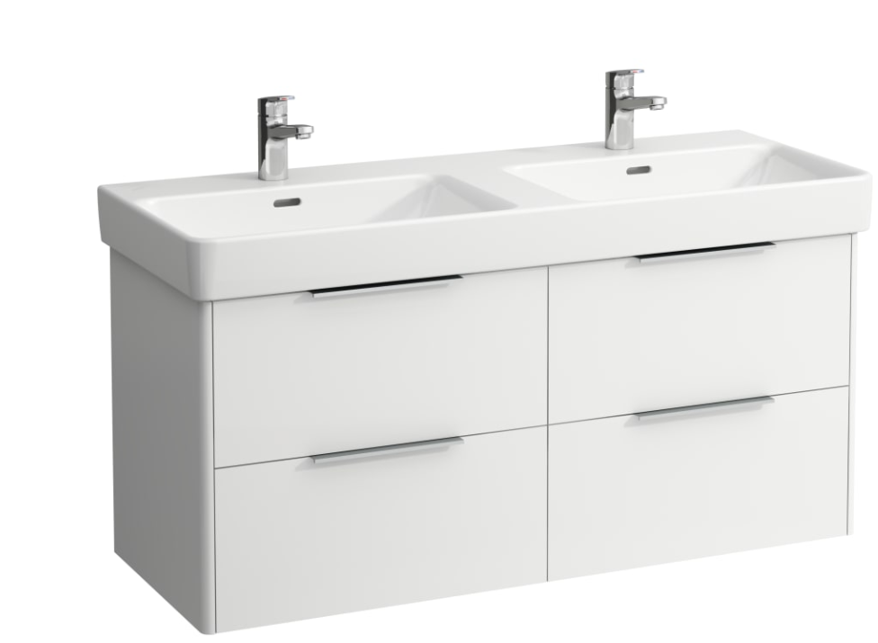 Base Vanity unit, 4 drawers - white Matt
