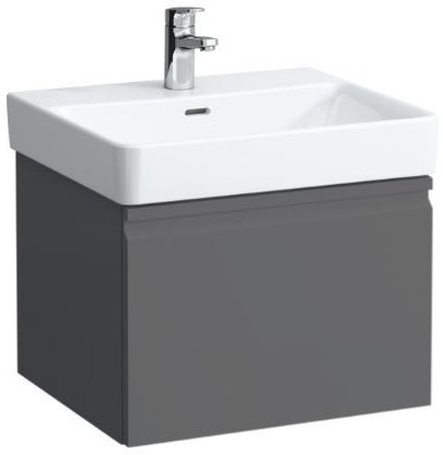Vanity unit, 1 drawer, matches washbasin 810963- GRAPHITE