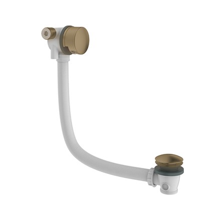 Hoxton Bath Filler with Click-Clack Waste-Brushed Brass