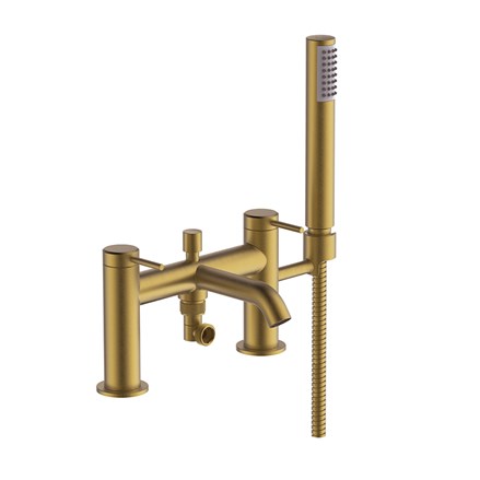 Hoxton Bath/Shower Mixer-Brushed Brass