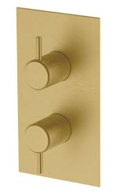Hoxton shower mixer with diverter Brushed Brass