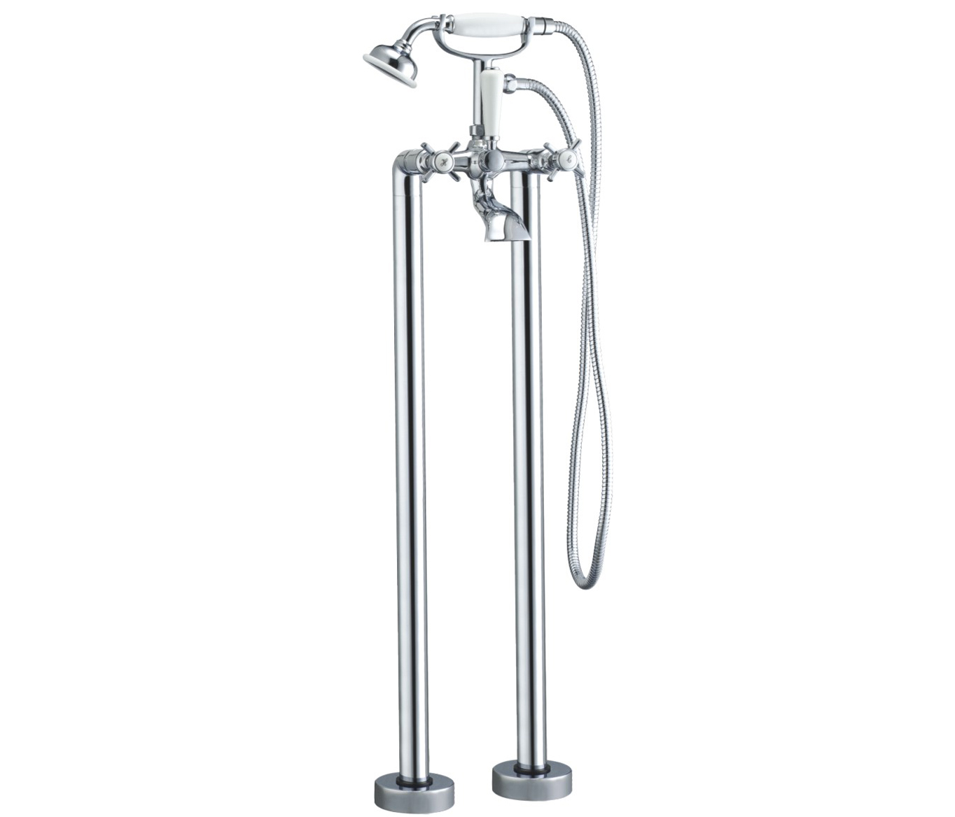 Nelson Floor Standing Bath Shower Mixer with Kit