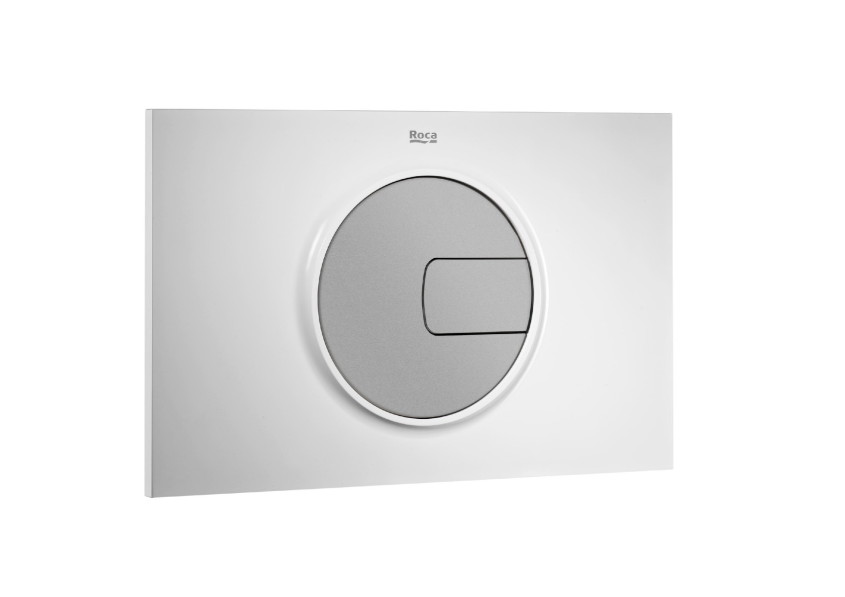 PL4 DUAL - Dual flush operating plate for concealed cistern white grey