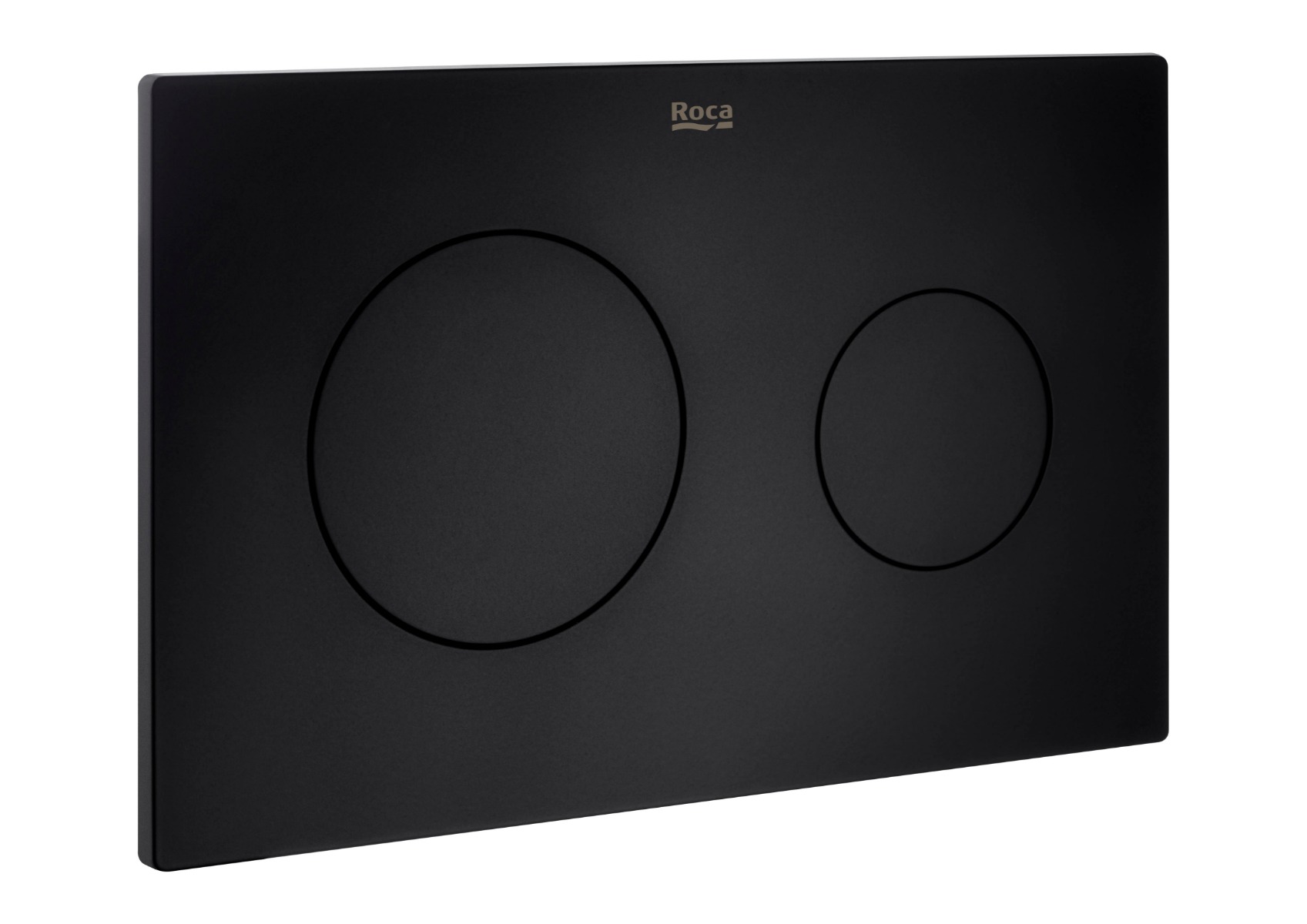 PL10 DUAL Dual flush operating plate for concealed cistern with Matt black