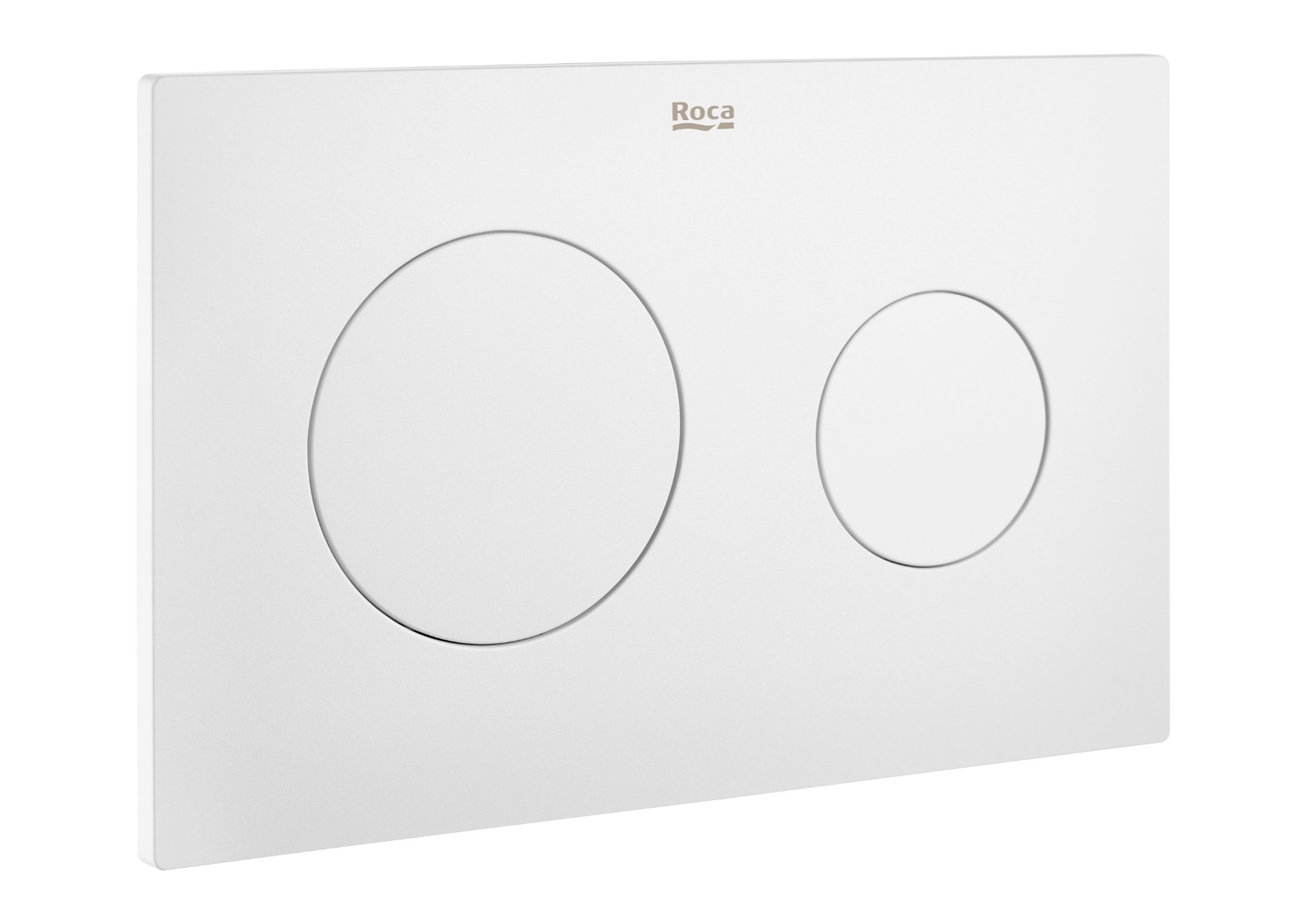 PL10 DUAL - Dual flush operating plate for concealed cistern with matt finishes matt white