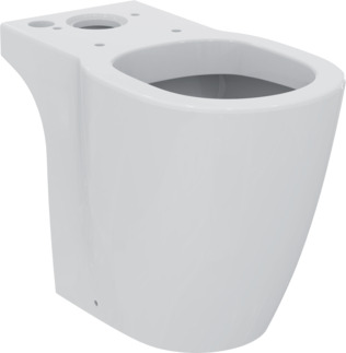 Concept Freedom raised height close coupled toilet bowl
