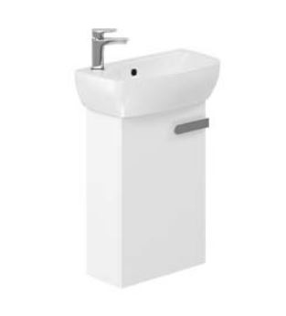 MyHome Cloakroom Basin and Wall-Hung Unit-White