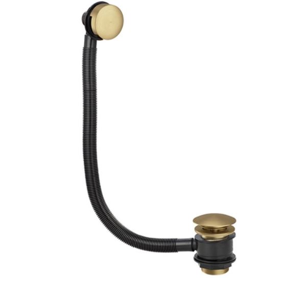 Hoxton Click-Clack Bath Waste and Overflow-Brushed Brass