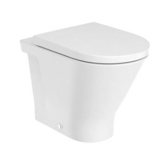 Comfort height back-to-wall WC with dual outlet-WHITE