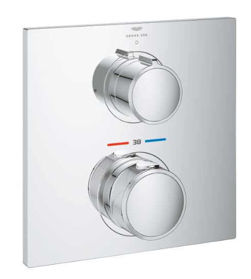 ALLURE THERMOSTAT FOR CONCEALED INSTALLATION WITH ONE VALVE