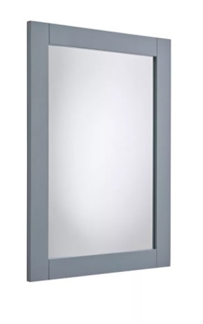 TRADITIONAL FRAMED MIRROR- MINERAL BLUE