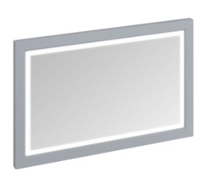 Framed 1200 Mirror with LED Illumination Classic Grey