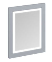 Framed 600 Mirror with LED Illumination Classic Grey