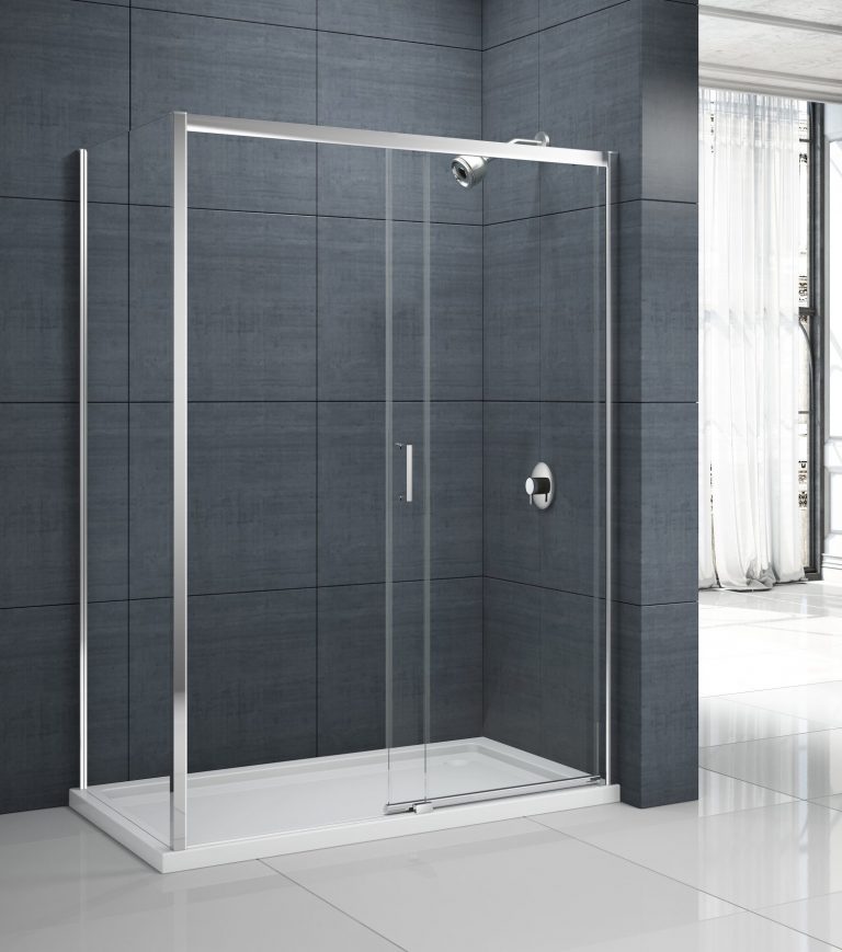 MBOX LOW LEVEL ACCESS SLIDING SHOWER DOOR 1000 Standard Clear Glass