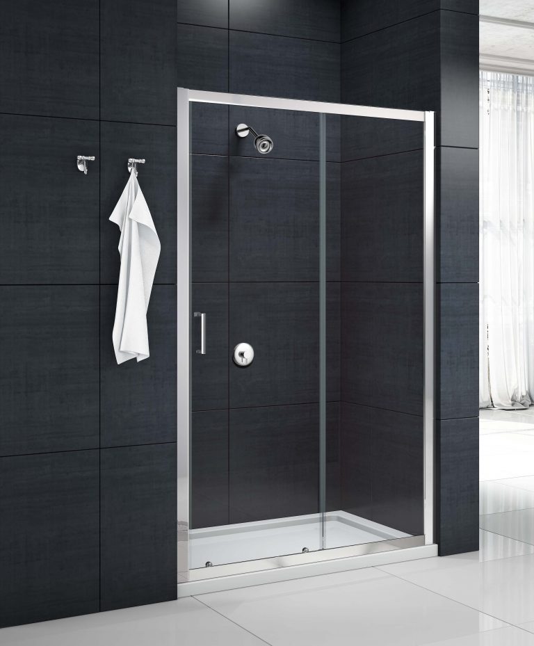 Mbox Sliding Shower Door In Recess 1100 Standard Clear