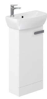 MyHome Cloakroom Basin and Floorstanding Unit-White