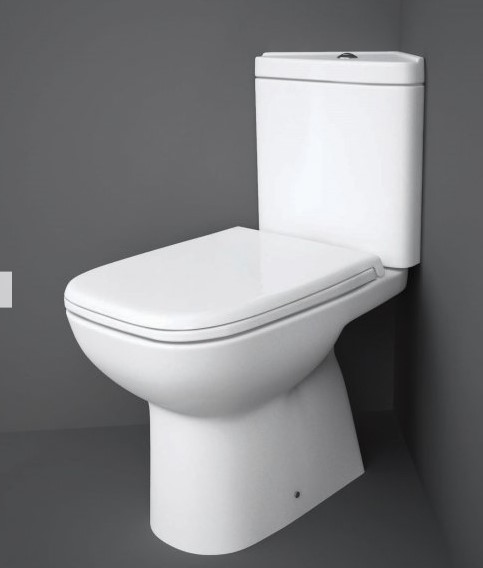 RAK Ceramics Origin Corner Full Access WC PAK with Soft Close Seat (PP)