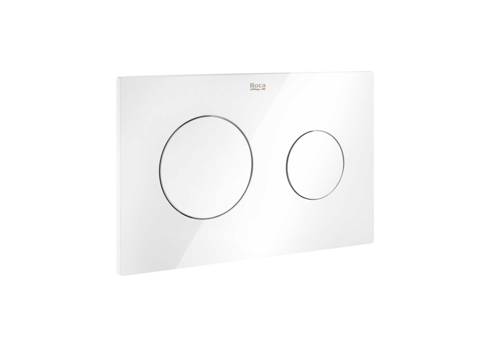 PL10 DUAL Dual flush operating plate for concealed cistern White