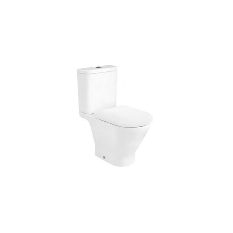 Roca The Gap Round Rimless Close Coupled Toilet Pack