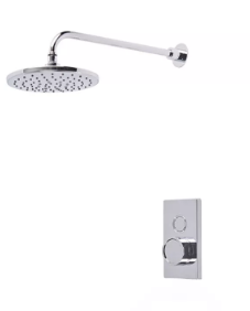 AXIOM PUSH BUTTON VALVE WITH OVERHEAD SHOWER