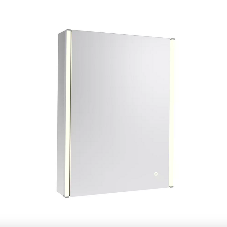 Flow LED Illuminted 500x 700 single door bathroom cabinet