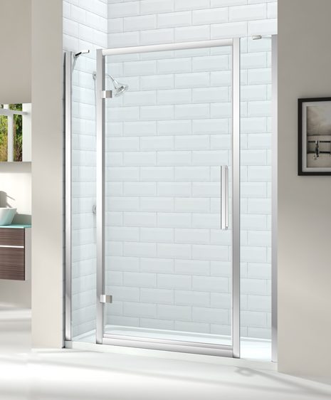 8 Series Hinge Shower Door With Mstone Tray -1000