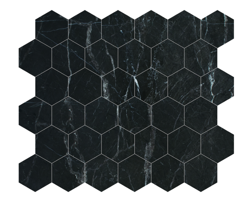 Mosaic - ST Laurence Hexagon Honed / Polished (marble) - Price per m2