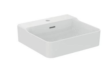 Conca 50cm washbasin, 1 th with overflow
