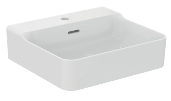 Conca 50cm washbasin, 1 th with overflow