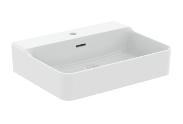  conca 60cm washbasin, 1 th with overflow - T3691V1