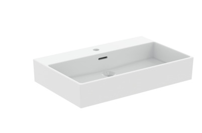 70cm washbasin, 1 th with overflow- T3728V1